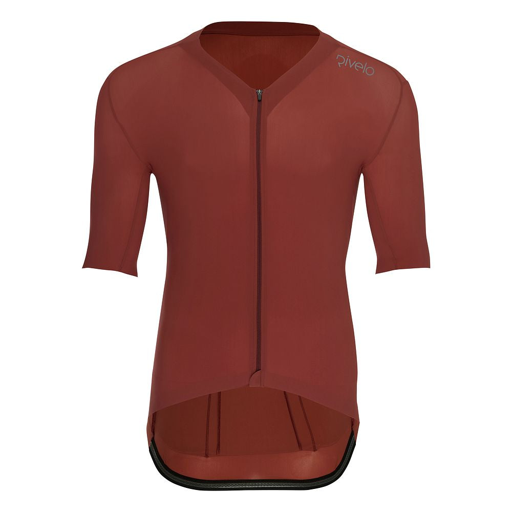 Mens Finestre Race Jersey (Brick) (studio)