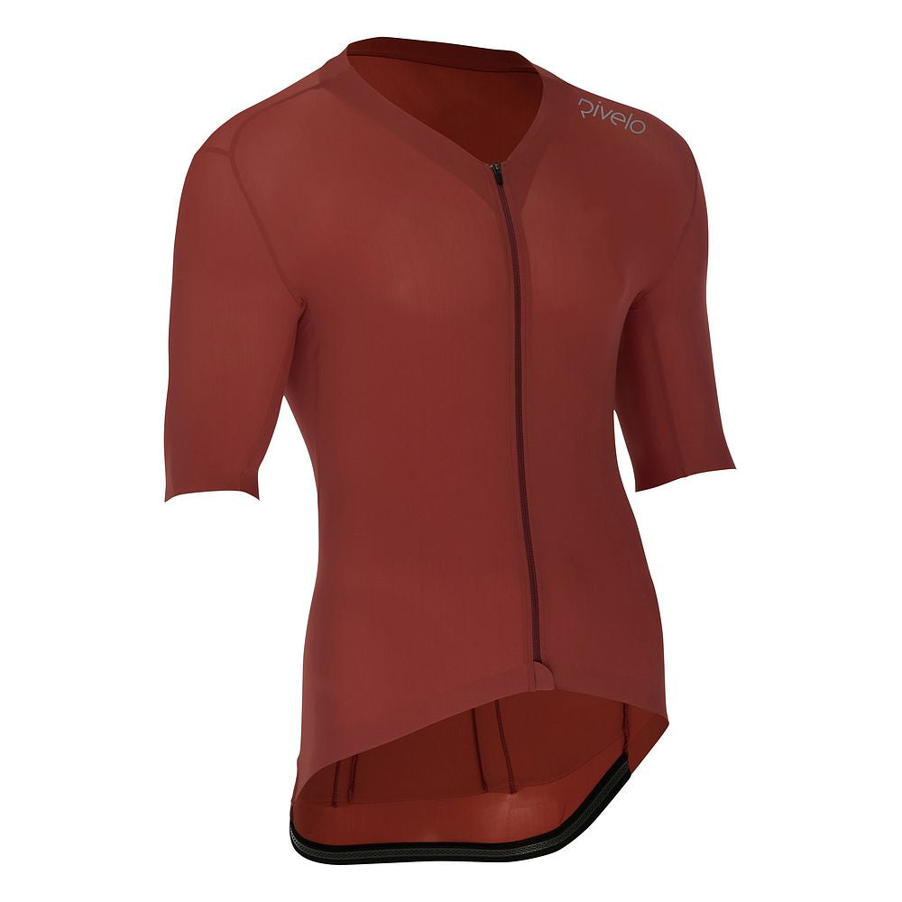 Mens Finestre Race Jersey (Brick) (studio)