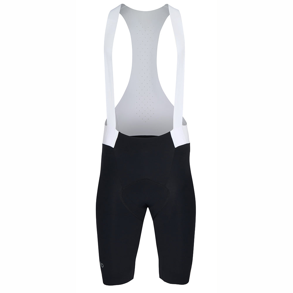 Mens Forcella Race Bib Shorts (Black/White) (studio)