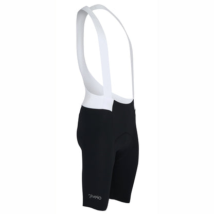Mens Forcella Race Bib Shorts (Black/White) (studio)