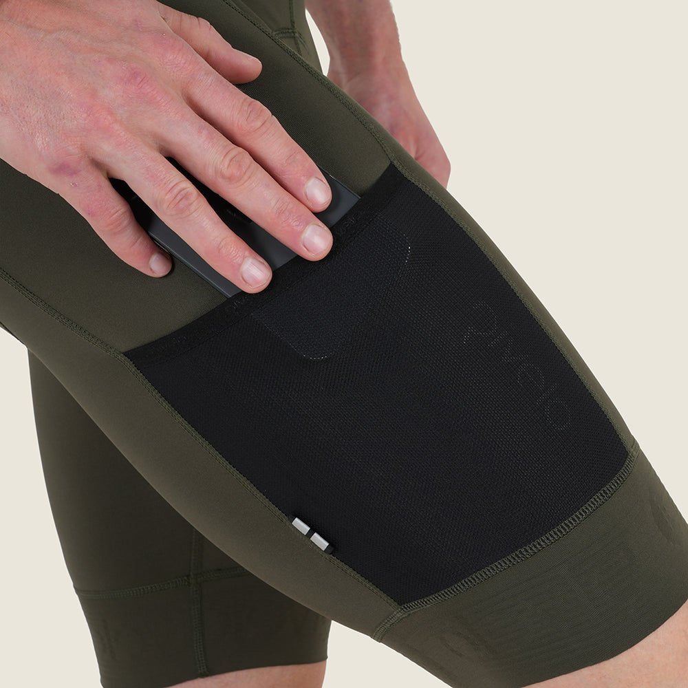 Mens Honister Cargo Bib Shorts (Deep Depths)
