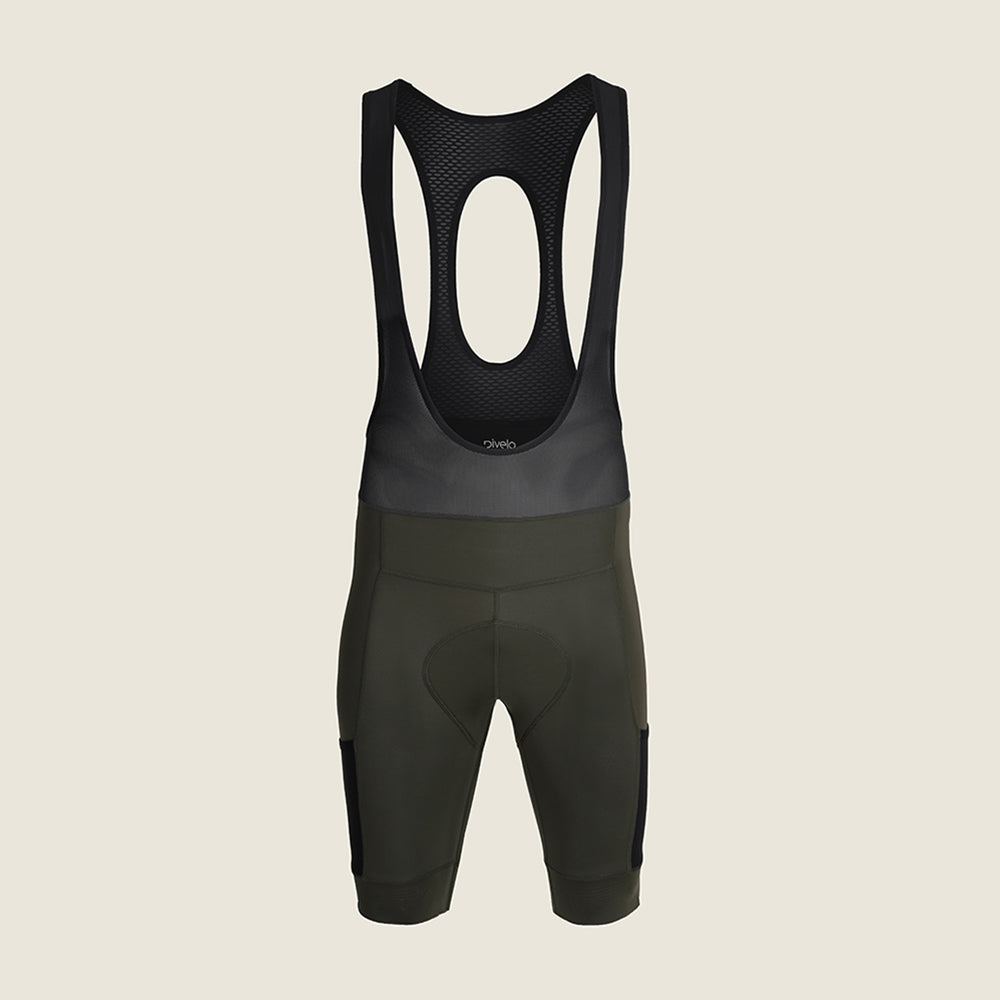 Mens Honister Cargo Bib Shorts (Deep Depths) (studio)