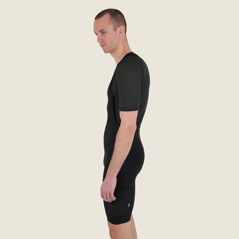 Mens Idrigill Mesh SS Base Layer (Black) (model: barnaby)