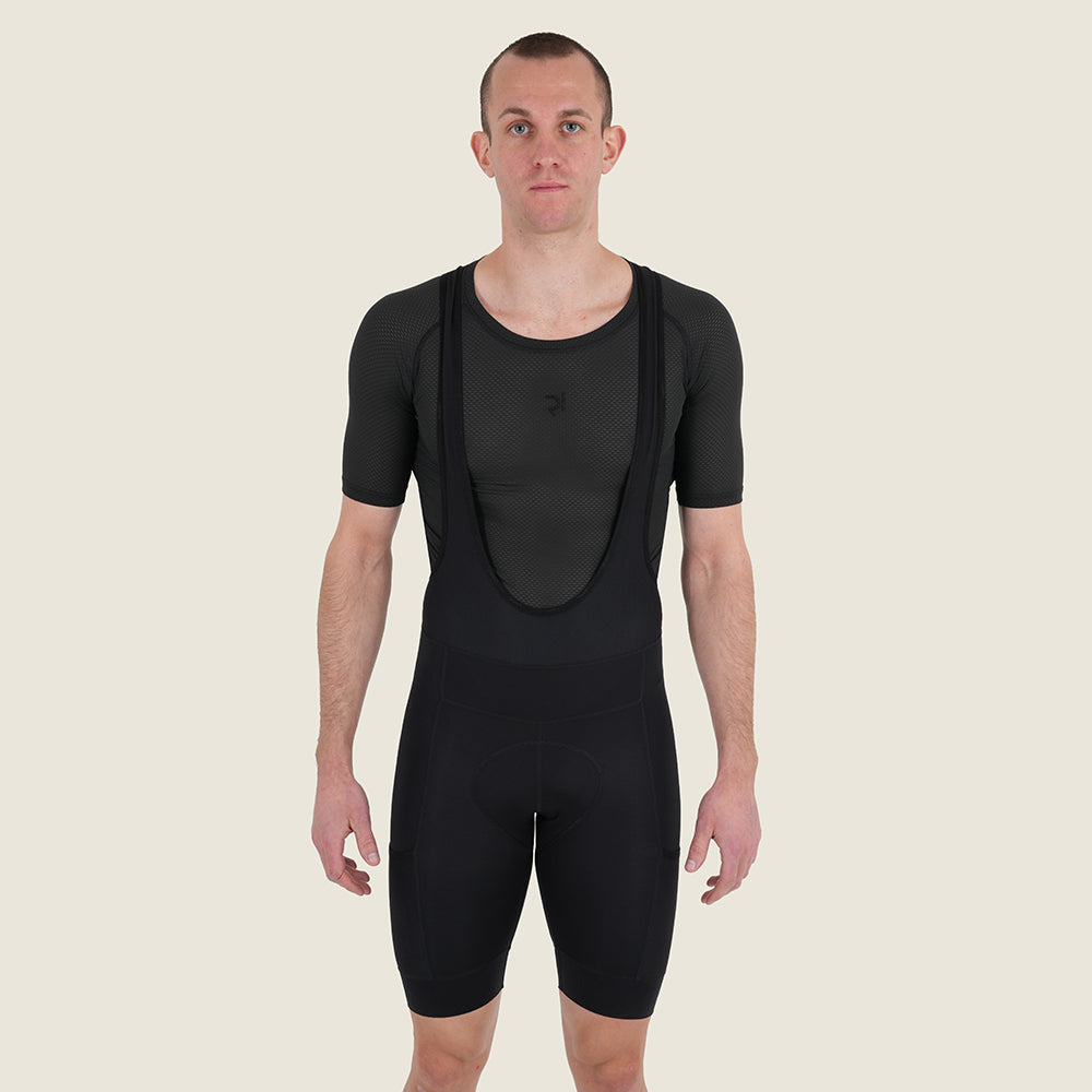Mens Idrigill Mesh SS Base Layer (Black) (model: barnaby)