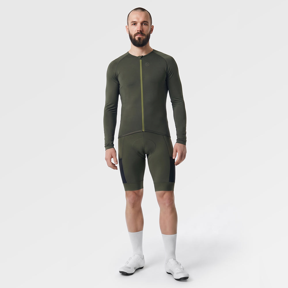 Mens Lowther Essential Lightweight LS Jersey (Deep Depths) (ai model)