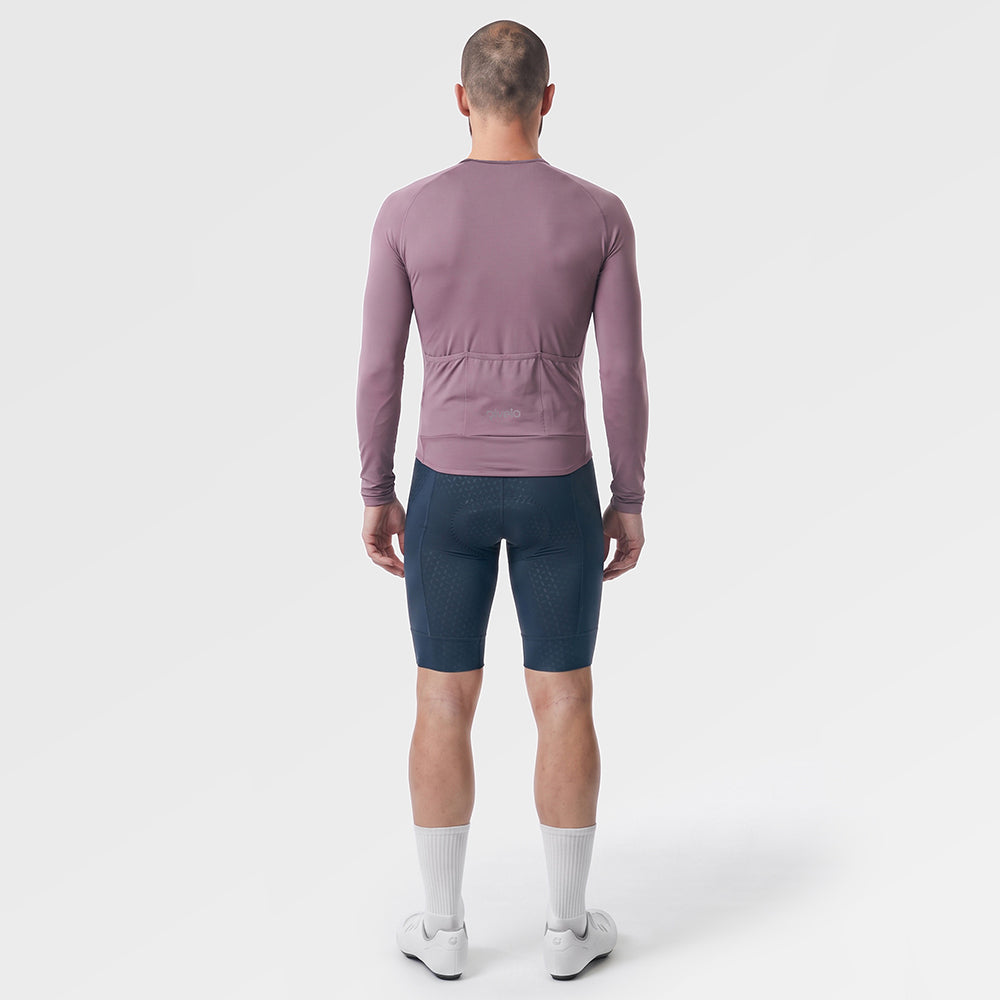Mens Lowther Essential Lightweight LS Jersey (Grape Shake) (ai model)