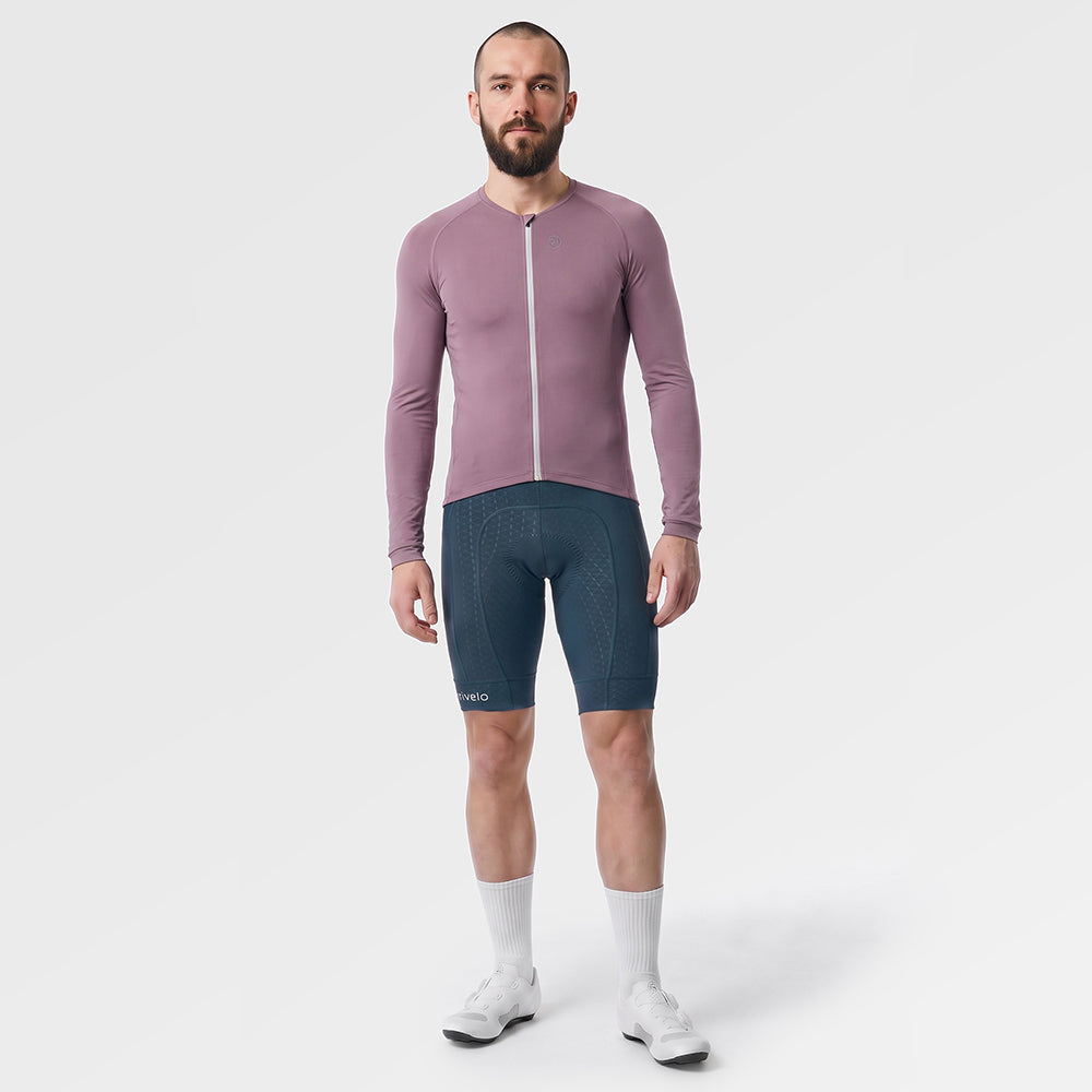 Mens Lowther Essential Lightweight LS Jersey (Grape Shake) (ai model)