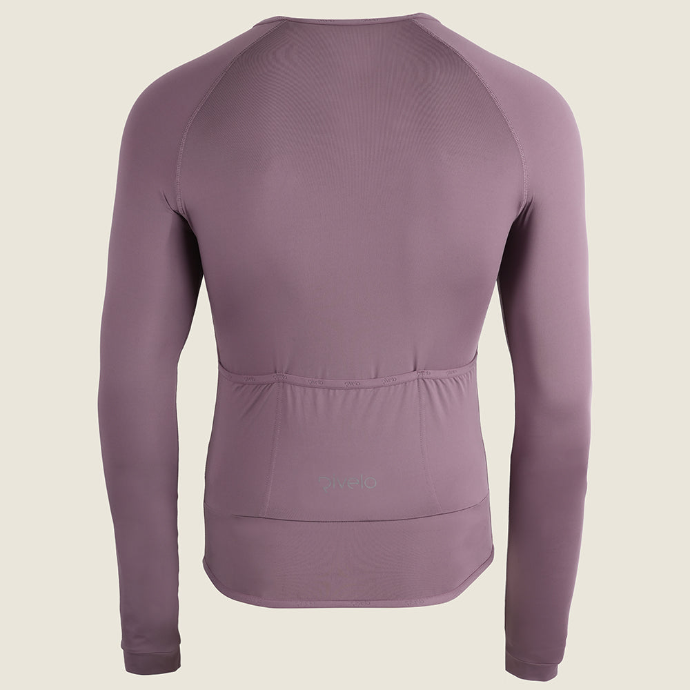 Mens Lowther Essential Lightweight LS Jersey (Grape Shake) (studio)