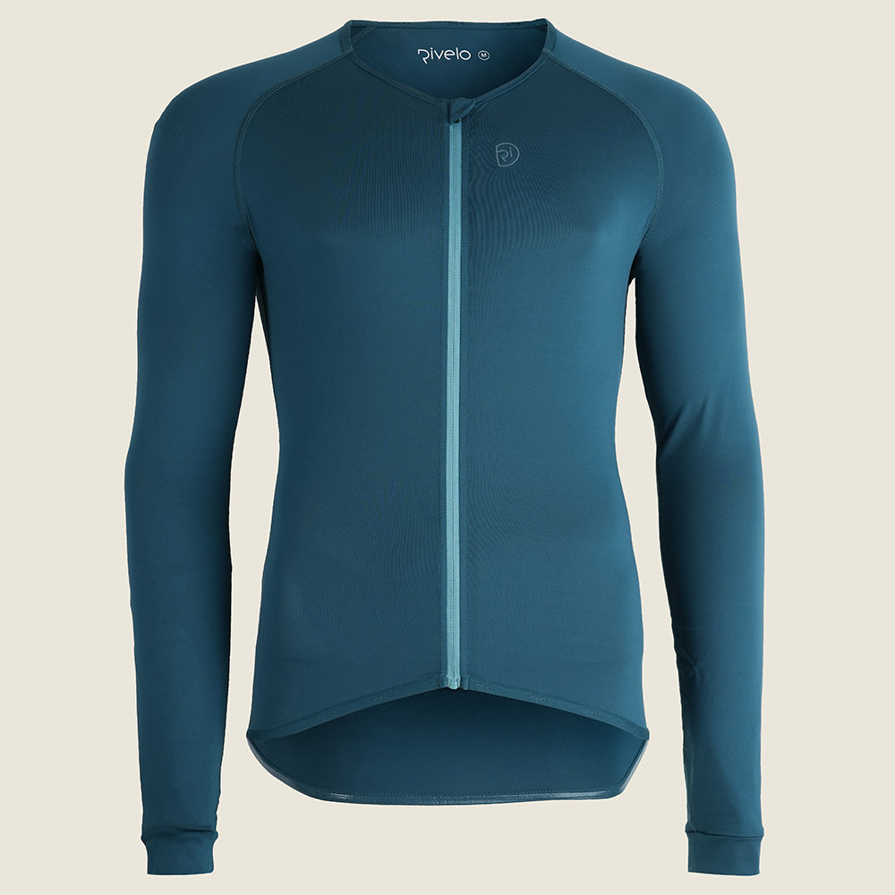 Mens Lowther Essential Lightweight LS Jersey (Petrol) (studio)