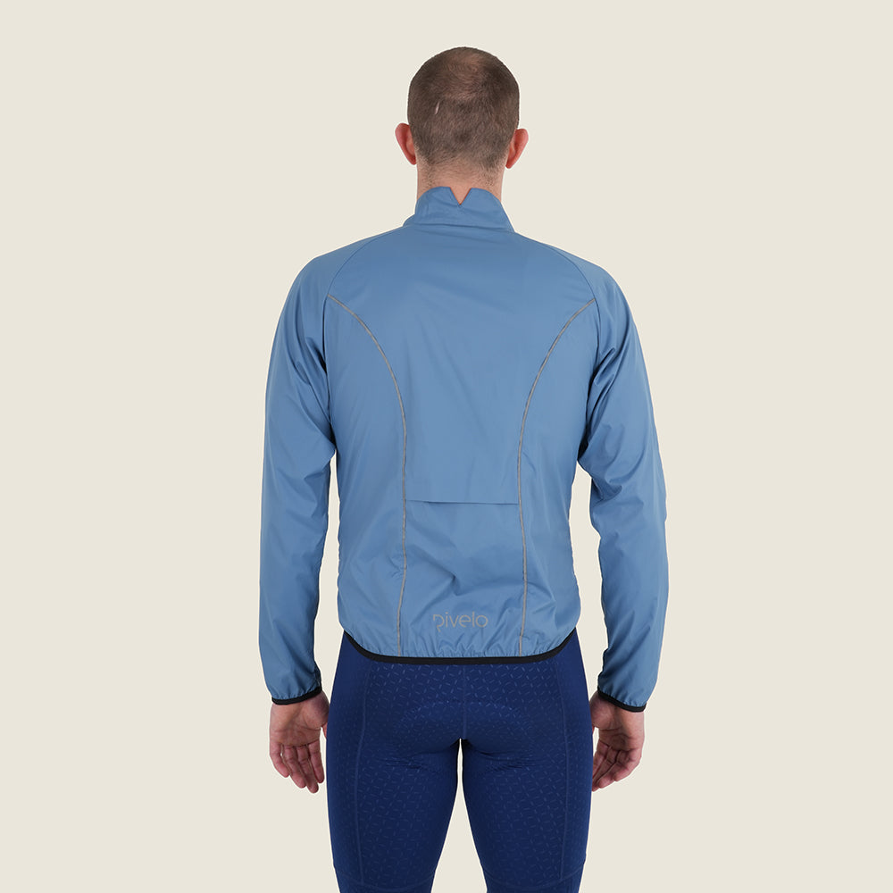 Mens Norwood II Packable Windproof Jacket (Airforce) (model: barnaby)