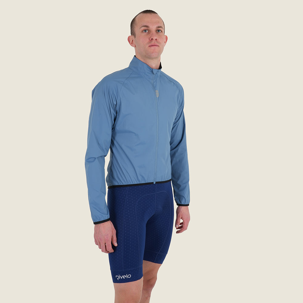 Mens Norwood II Packable Windproof Jacket (Airforce) (model: barnaby)