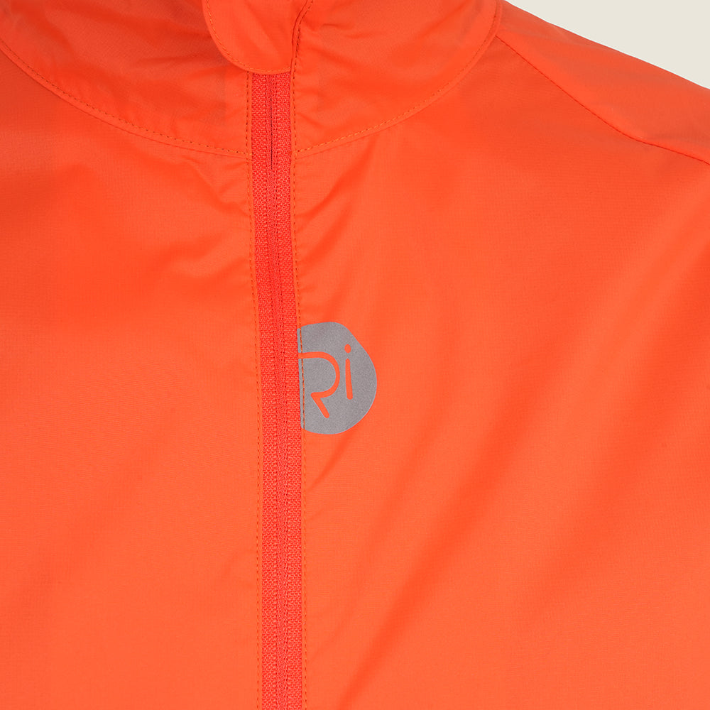 Mens Norwood II Packable Windproof Jacket (Orange)