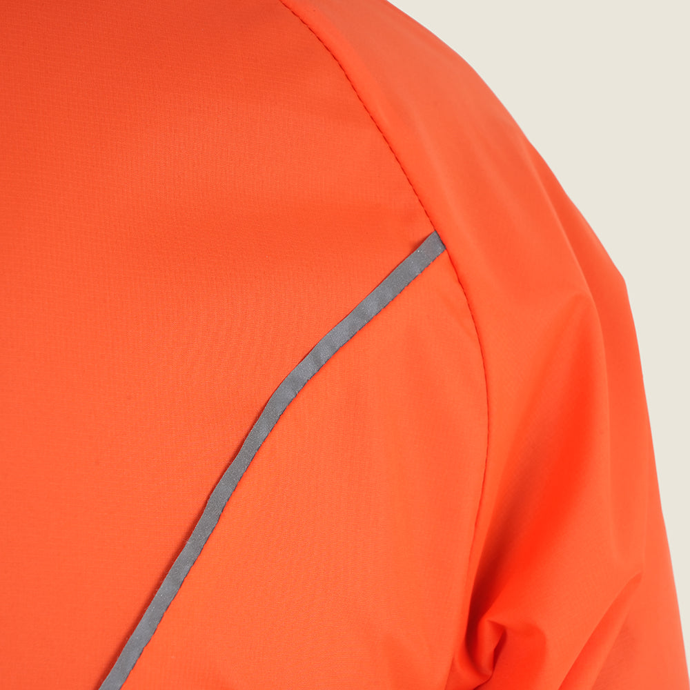 Mens Norwood II Packable Windproof Jacket (Orange)