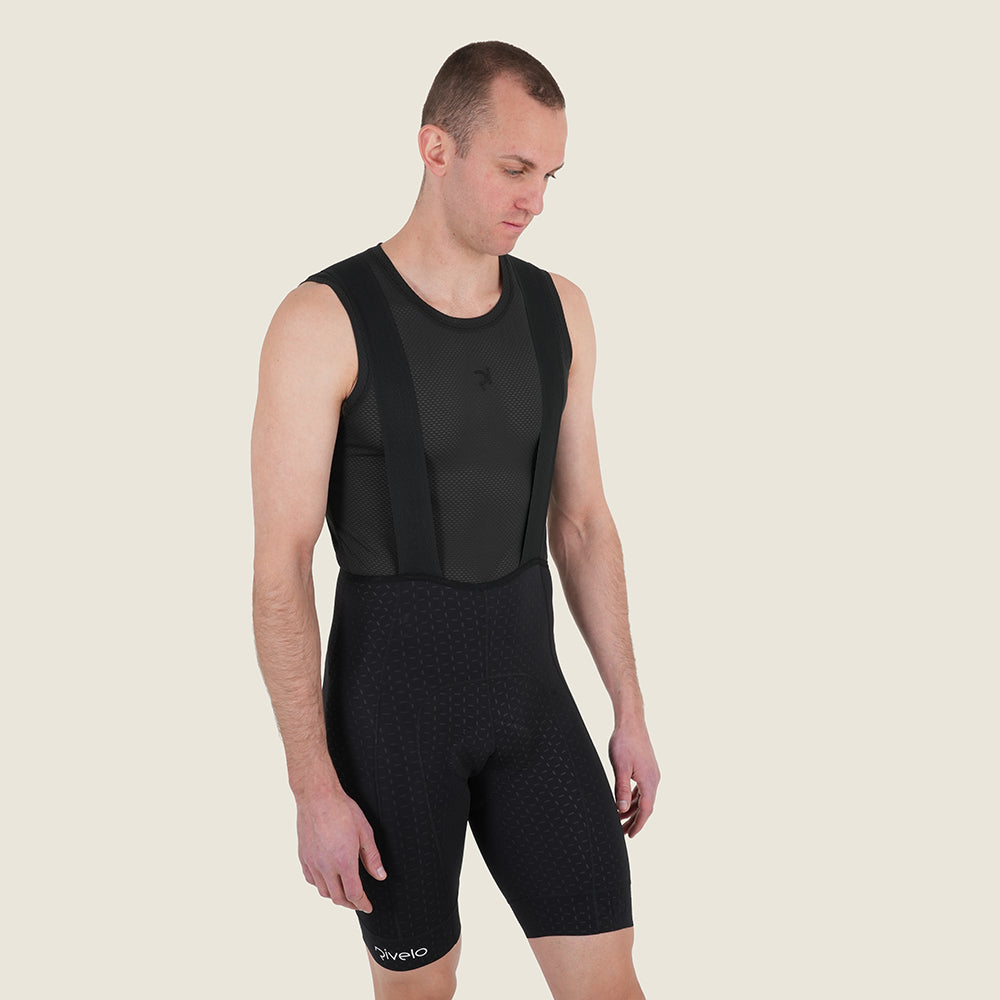 Mens Raasay Essential Lightweight Bib Shorts (Black) (model: barnaby)