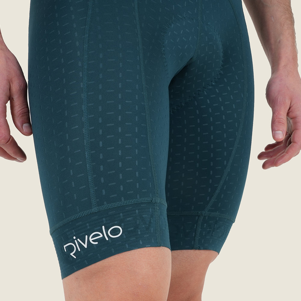 Mens Raasay Essential Lightweight Bib Shorts (Deep Teal)