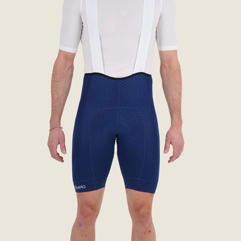 Mens Raasay Essential Lightweight Bib Shorts (Navy) (model: barnaby)