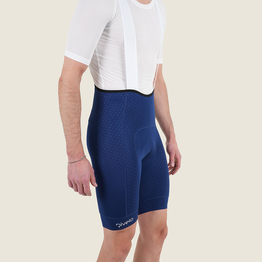 Mens Raasay Essential Lightweight Bib Shorts (Navy) (model: barnaby)