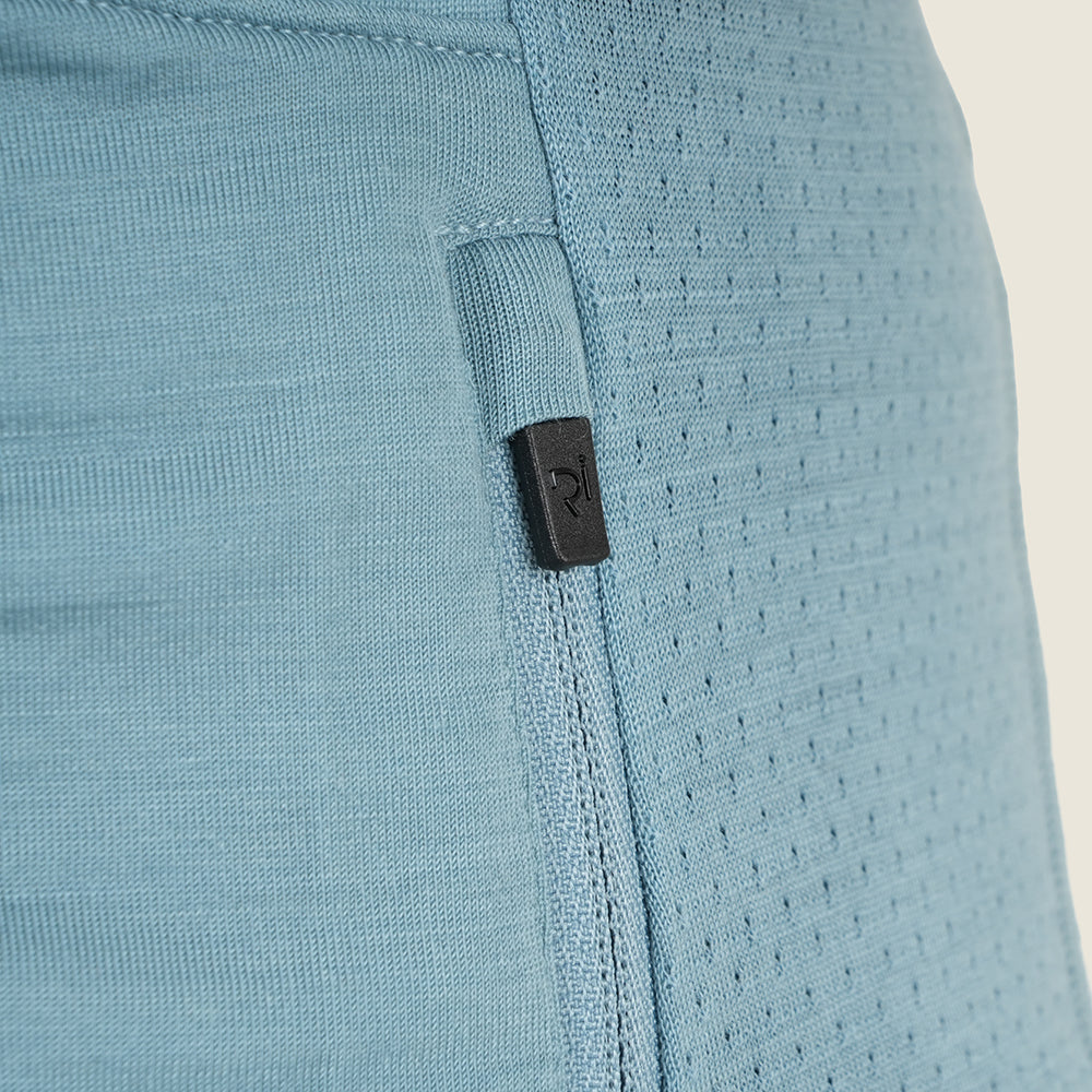 Mens Rowlands Merino Blend Lightweight SS Jersey (Lagoon)