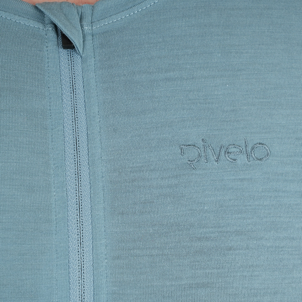 Mens Rowlands Merino Blend Lightweight SS Jersey (Lagoon)