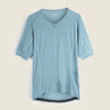 Mens Rowlands Merino Blend Lightweight SS Jersey (Lagoon) (studio)