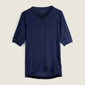 Mens Rowlands Merino Blend Lightweight SS Jersey (Navy) (studio)