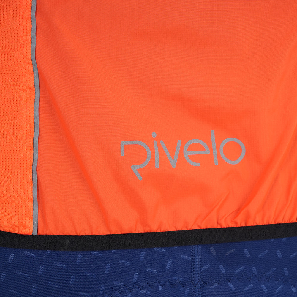 Mens Rowsley II Packable Windproof Gilet (Orange)