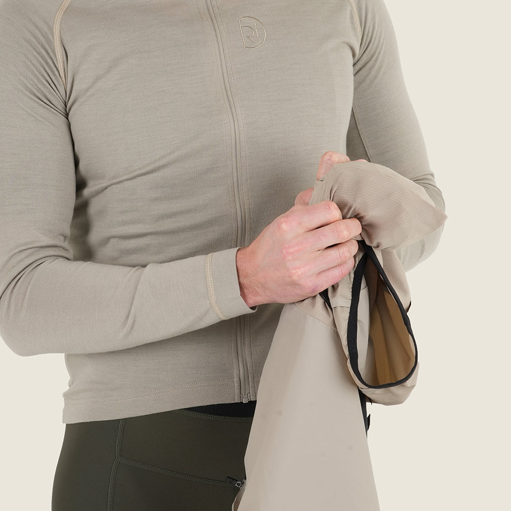 Mens Rowsley II Packable Windproof Gilet (Vintage Grey)