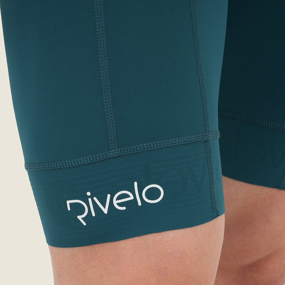 Mens Staffin Essential Bib Shorts (Deep Teal)