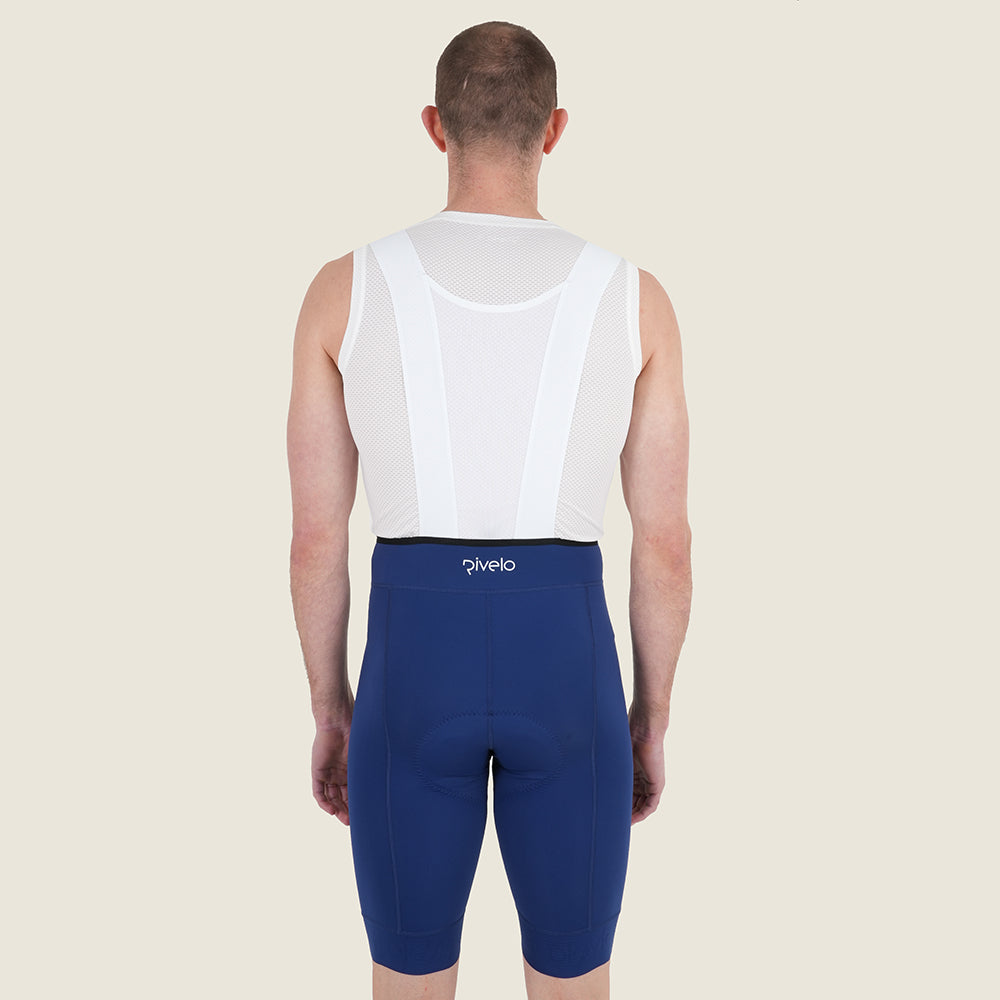 Mens Staffin Essential Bib Shorts (Navy) (model: barnaby)