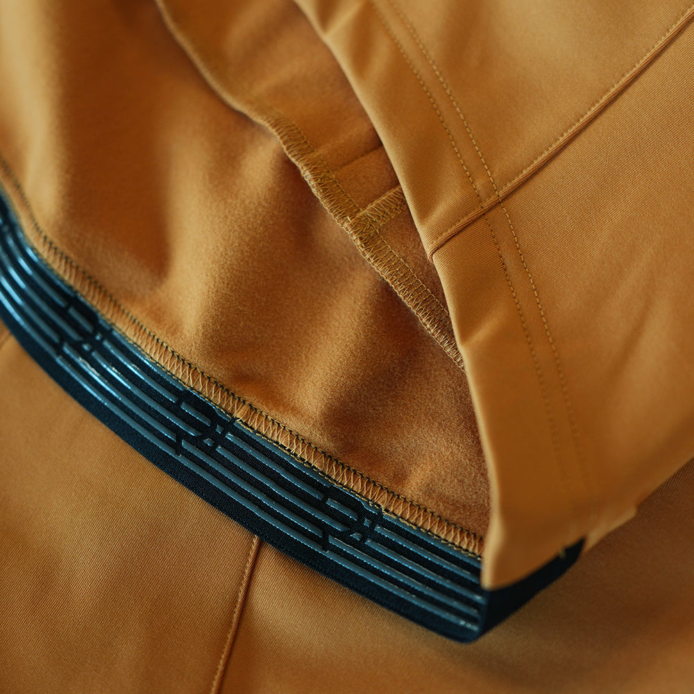 Rivelo Mens Eco Felcott Thermal Long Sleeve Jersey (Mustard)