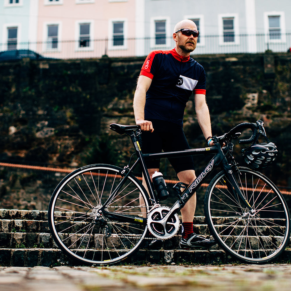 Rivelo | Mens Hartside Jersey (Navy/Red)