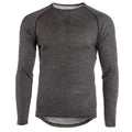 Rivelo Mens Hathersage Merino Blend Long Sleeve Base Layer (Black/Charcoal) (studio)