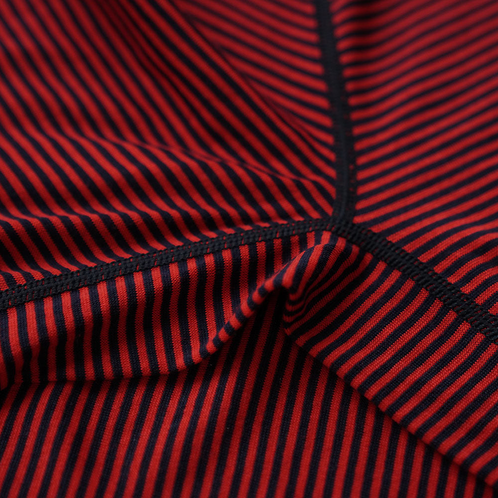 Rivelo | Mens Hathersage Merino Blend Long Sleeve Base Layer (Navy/Red)