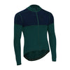 Rivelo Mens Lydford Merino Blend Long Sleeve Jersey (Petrol/Navy)  (studio)