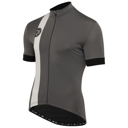 Rivelo | Mens Newlands Jersey (Charcoal Grey/White)