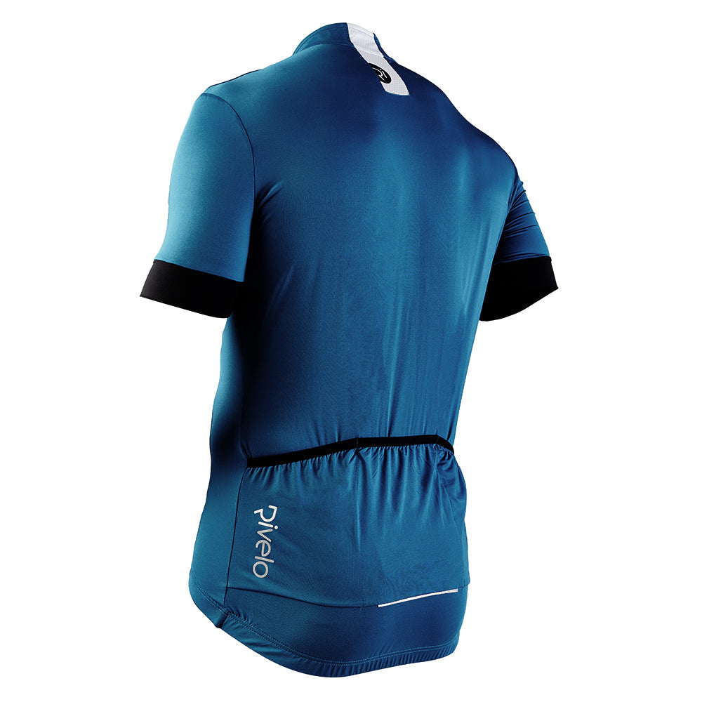 Rivelo Mens Newlands Jersey (Teal/White) (studio)