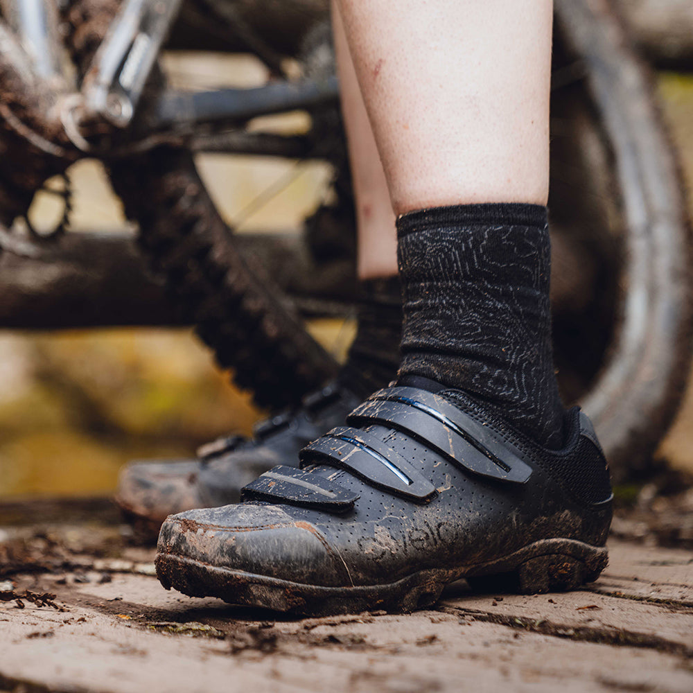 Rivelo Sherwood Velcro Cycling Shoes (Black)