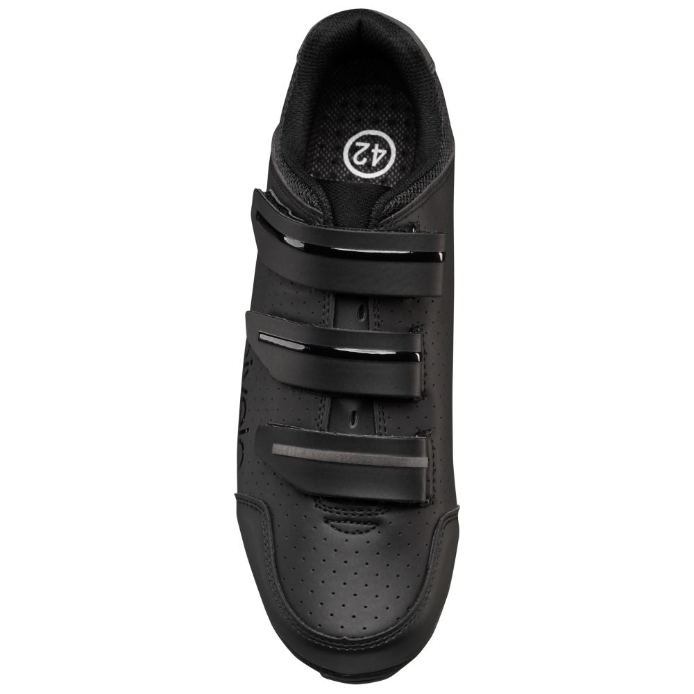 Rivelo Sherwood Velcro Cycling Shoes (Black) (studio)