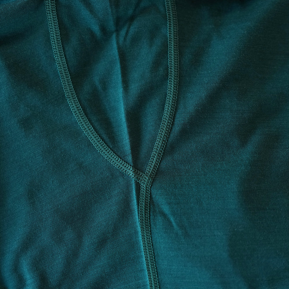 Rivelo Womens Ashdown Merino Blend Long Sleeve Base Layer (Petrol)