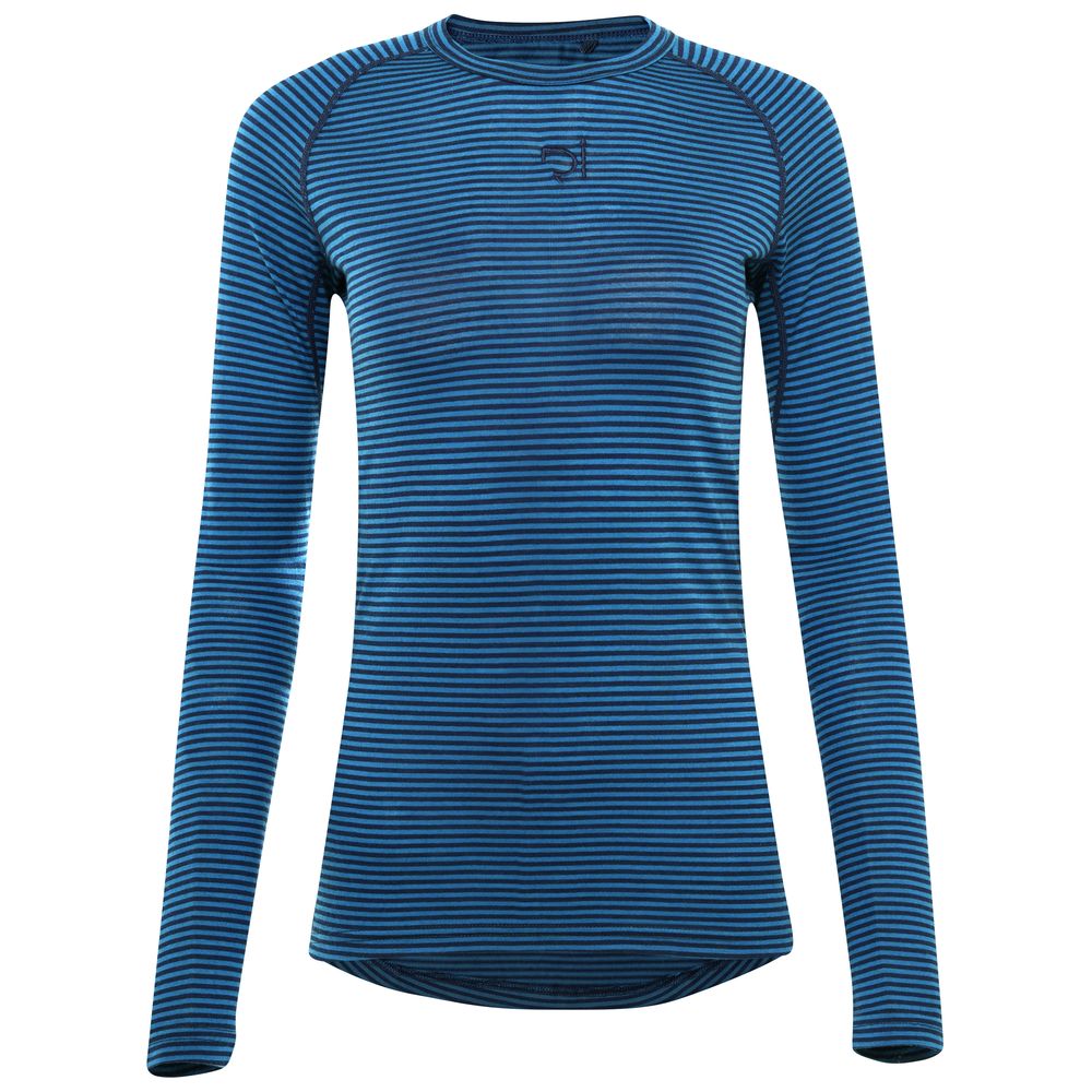 Rivelo Womens Ashdown Merino Blend Long Sleeve Base Layer (Teal/Navy) (studio)