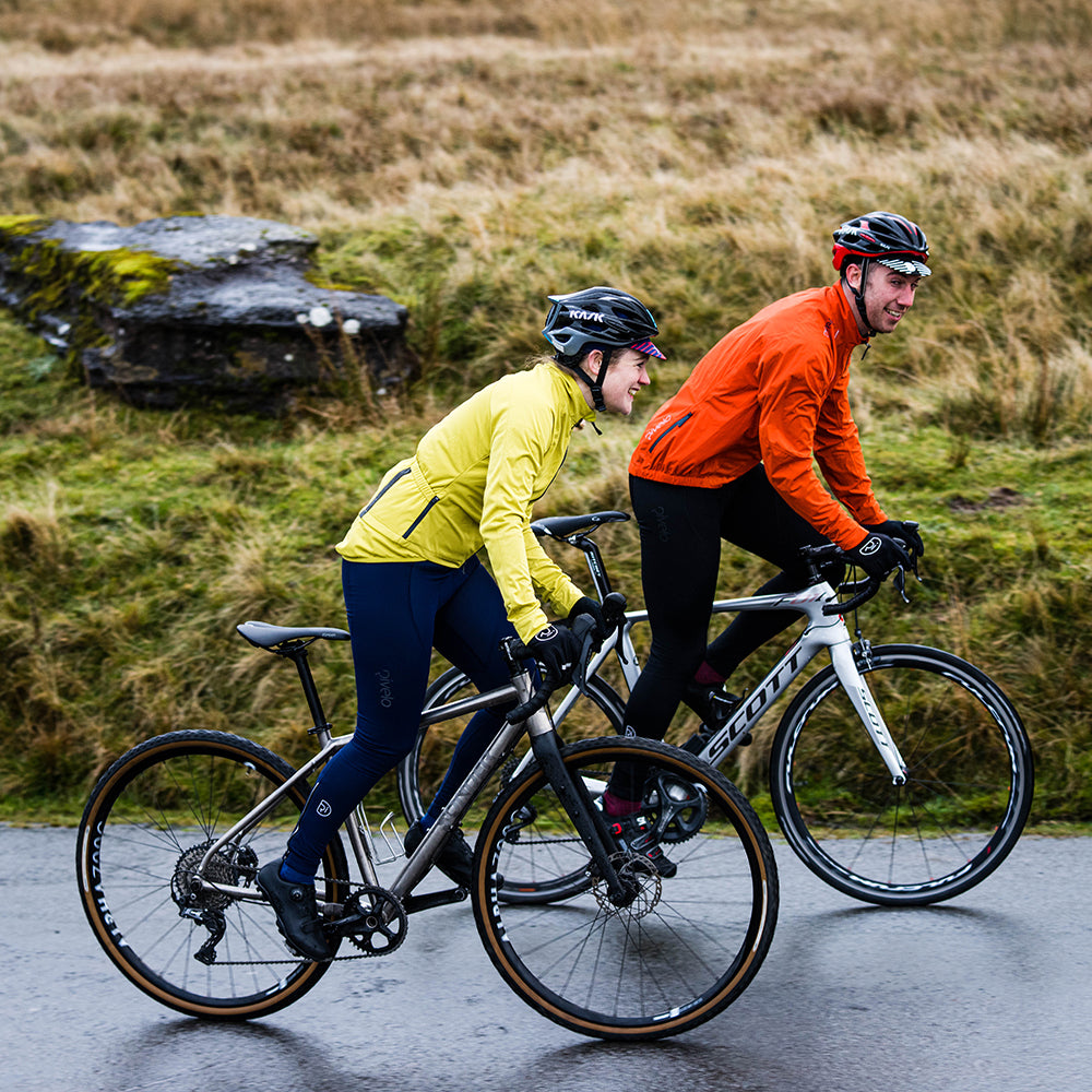 Rivelo Womens Eco Monsal Thermal Bib Tights (Navy) (align-x: 25%)