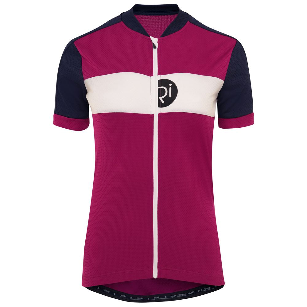 Rivelo Womens Rosedale Jersey (Magenta/Navy) (studio)