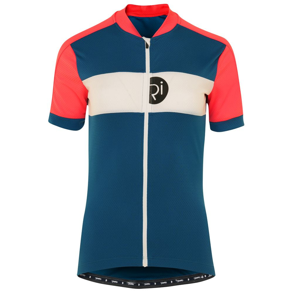 Rivelo | Womens Rosedale Jersey (Teal/Coral)