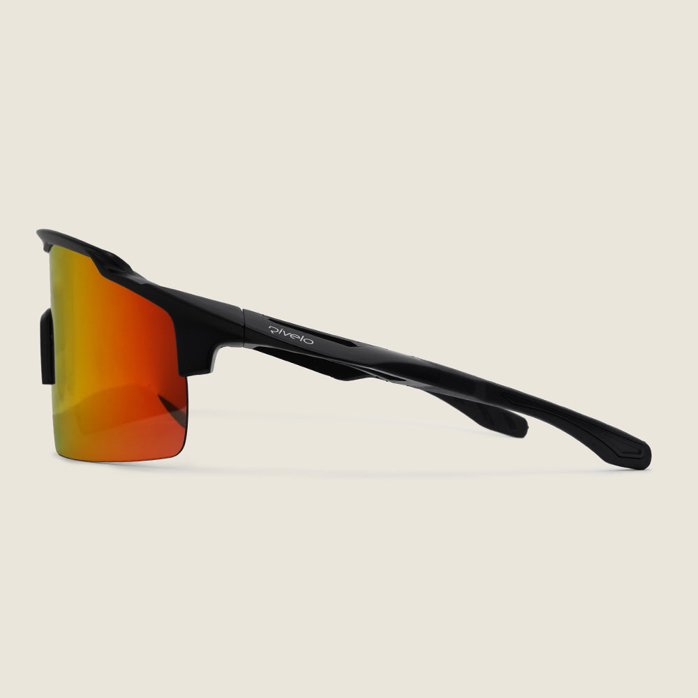 Uist Sunglasses (Matt Black/Red Mirror) (studio)