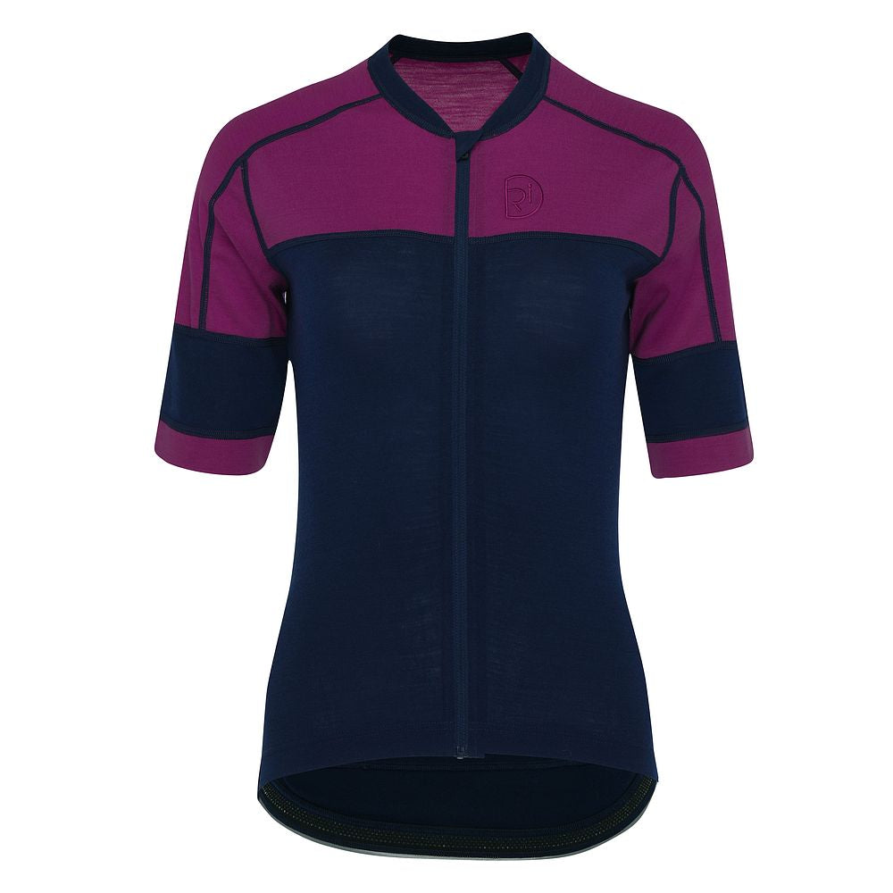 Womens Applecross II Jersey (Navy/Magenta) (studio)