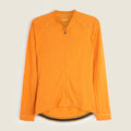 Womens Cranbrook Merino Blend LS Jersey (Desert Sun) (studio)
