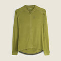 Womens Cranbrook Merino Blend LS Jersey (Peat Moss) (studio)