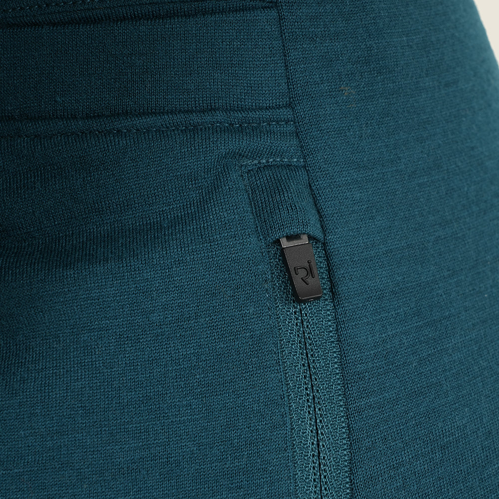 Womens Cranbrook Merino Blend LS Jersey (Petrol)