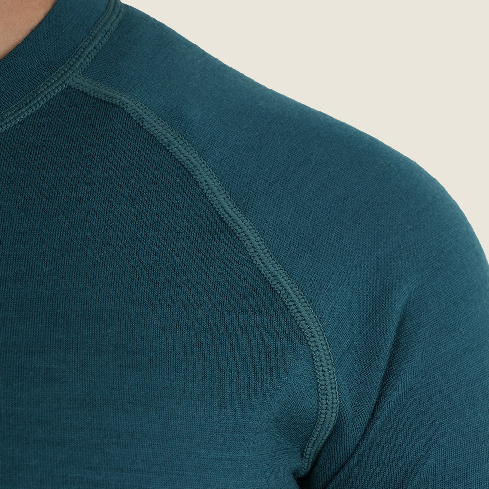 Womens Cranbrook Merino Blend LS Jersey (Petrol)