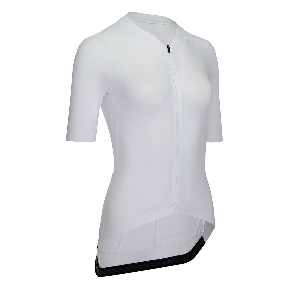 Womens Finestre Race Jersey (White) (studio)